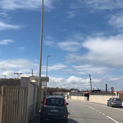 lavori impianto di illuminazione strada della Marina