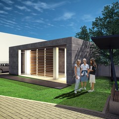 riqualificazione park ride largo Giugno render