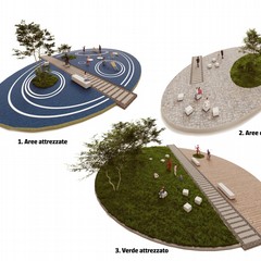 presentato il progetto di riqualificazione di Sata Rita render aree attrezzate varie