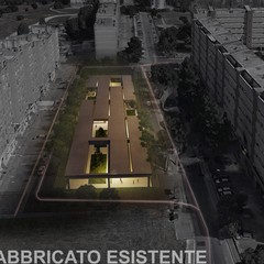presentato il progetto di riqualificazione di Sata Rita render ex Marcato dallalto