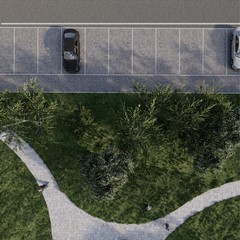 presentato il progetto di riqualificazione di Sata Rita render parcheggio particolare
