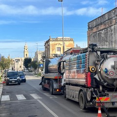 Lavori di manuternzione alla fognatura