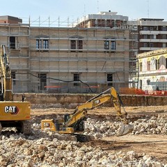 ex Rossani questa mattina sopralluogo del sindaco sul cantiere della nuova sede dellAccademia di Belle arti e su piazza dArti