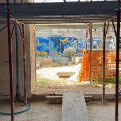 ex Rossani questa mattina sopralluogo del sindaco sul cantiere della nuova sede dellAccademia di Belle arti e su piazza dArti