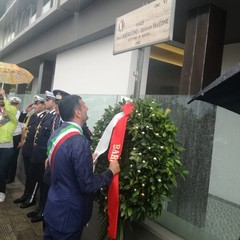 questa mattina il sindaco alla cerimonia per il anniversario strage di Capaci in via Falcone e Borsellino