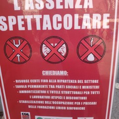 manifestazione operatori di spettacolo e cultura