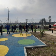inaugurata questa mattina la nuova area sport realizzata in via Minervino a Palese