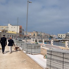 Lungomare di Santo Spirito, il sopralluogo al cantiere del sindaco di Bari