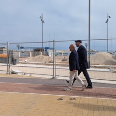 Lungomare di Santo Spirito, il sopralluogo al cantiere del sindaco di Bari