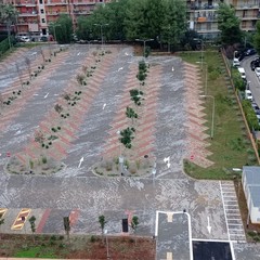 stamattina l apertura dell area di sosta realizzata in via Pietro Sette
