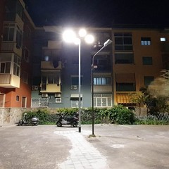 nuova illuminazione Villaggio Trieste