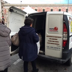 Il dono dei Lions al muro della solidarietà di InConTra