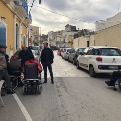 eliminazione barriere architettoniche a Ceglie sopralluogo di Galasso