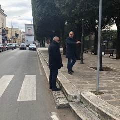 eliminazione barriere architettoniche a Ceglie sopralluogo di Galasso