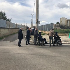 eliminazione barriere architettoniche a Ceglie sopralluogo di Galasso