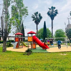 inaugurazione area giochi Carlo Massa ter