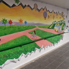 Sottopasso via Emilio Mola, ecco i nuovi murales promossi da Retake Bari