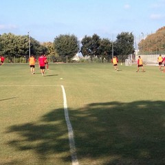 SSC Bari, allenamento sul campo dell'antistadio