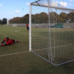 SSC Bari, allenamento sul campo dell'antistadio