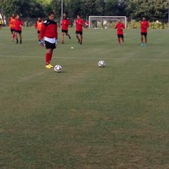 SSC Bari, allenamento sul campo dell'antistadio