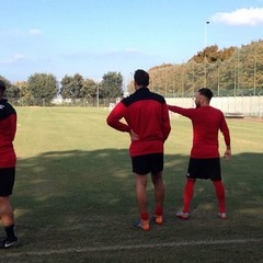 SSC Bari, allenamento sul campo dell'antistadio