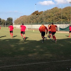 SSC Bari, allenamento sul campo dell'antistadio