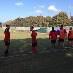 SSC Bari, allenamento sul campo dell'antistadio