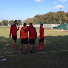 SSC Bari, allenamento sul campo dell'antistadio