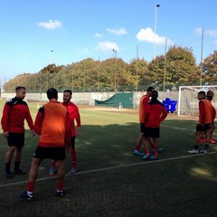 SSC Bari, allenamento sul campo dell'antistadio