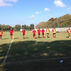 SSC Bari, allenamento sul campo dell'antistadio