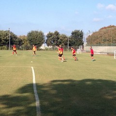 SSC Bari, allenamento sul campo dell'antistadio