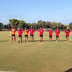 SSC Bari, allenamento sul campo dell'antistadio