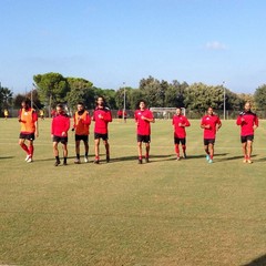 SSC Bari, allenamento sul campo dell'antistadio