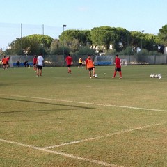 SSC Bari, allenamento sul campo dell'antistadio