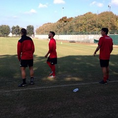 SSC Bari, allenamento sul campo dell'antistadio