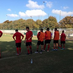 SSC Bari, allenamento sul campo dell'antistadio