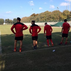 SSC Bari, allenamento sul campo dell'antistadio