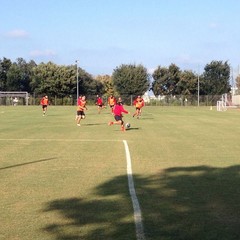 SSC Bari, allenamento sul campo dell'antistadio