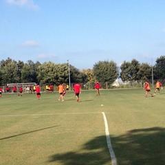 SSC Bari, allenamento sul campo dell'antistadio