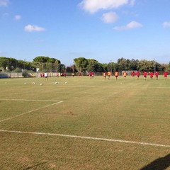 SSC Bari, allenamento sul campo dell'antistadio