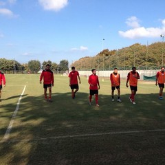 SSC Bari, allenamento sul campo dell'antistadio