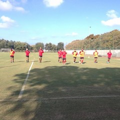 SSC Bari, allenamento sul campo dell'antistadio