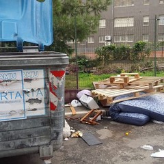 rifiuti al quartierino