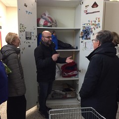 Il dono dei Lions al muro della solidarietà di InConTra