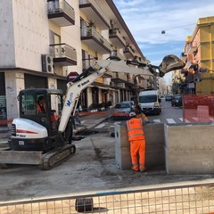 Ultimi lavori in via Re David