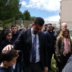 Palestra scuola Cirielli, posata la prima pietra