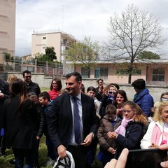 Palestra scuola Cirielli, posata la prima pietra