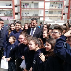 Palestra scuola Cirielli, posata la prima pietra