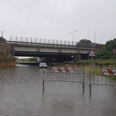 gli allagamenti in città