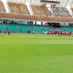 L'allenamento al San Nicola